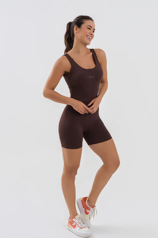 Sirena Movie Fitness Romper - Fondue